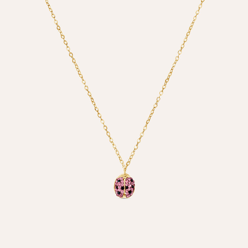 Collana Mon Petit Oro Giallo Cristallo - Spannringe Kinder | OROVIVO