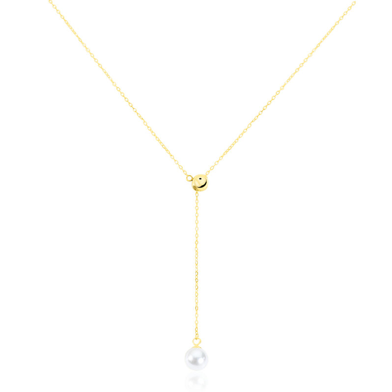 Collier Fabia Or Jaune Forme Cravate - Spannringe Damen | OROVIVO