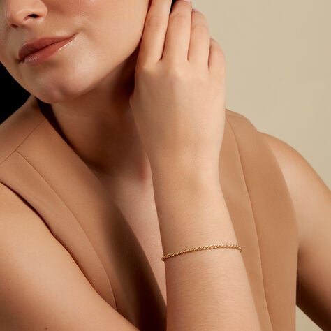 KOLETTE Damen Armband Silber vergoldet 925 B 2,6 mm - Armb&auml;nder Damen | OROVIVO