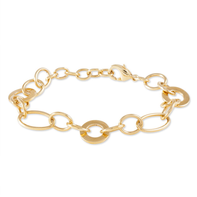 Bracelet Mai-lys Plaque Or Jaune - Spannringe Damen | OROVIVO