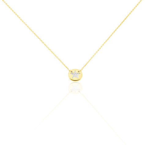 Damen Halskette Gold 375 Zirkonia Stern - Halsketten Damen | OROVIVO