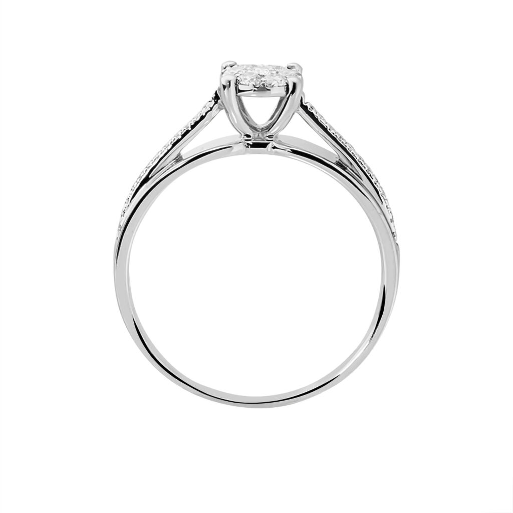 Bague Kate Or Blanc Diamant - Spannringe Damen | OROVIVO