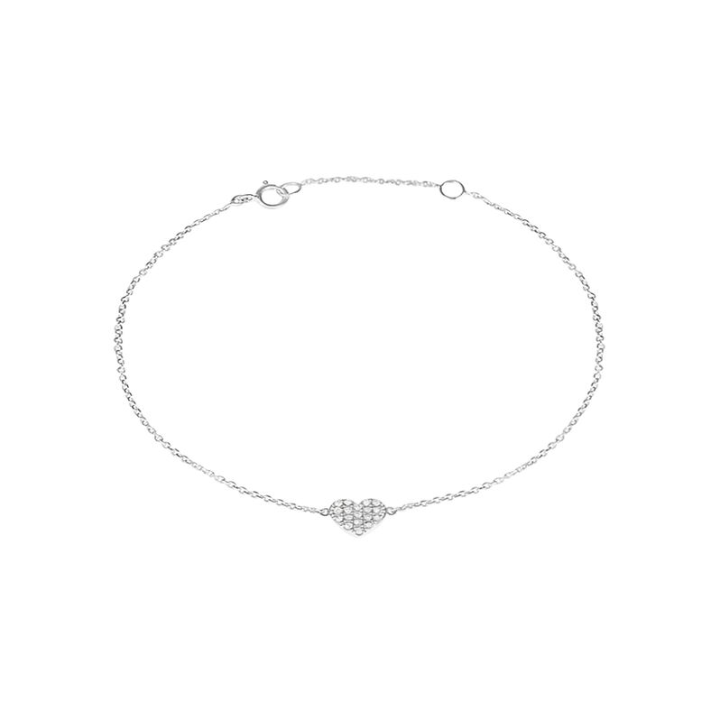 Bracciale Sophia Oro Bianco Diamante - Spannringe Damen | OROVIVO