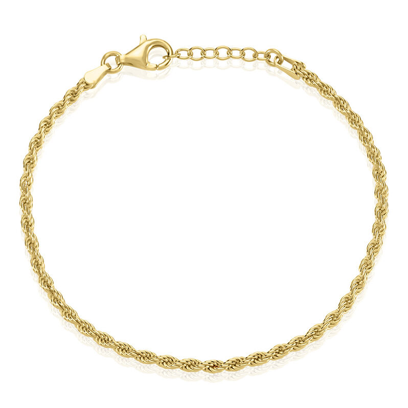 KOLETTE Damen Armband Silber vergoldet 925 B 2,6 mm - Armb&auml;nder Damen | OROVIVO