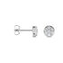 Damen Ohrstecker Silber 925 Zirkonia Wei&szlig; 3,33 ct