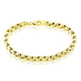 Damenarmband Ankerkette Gold 375 gedreht L 19cm - Armketten Damen | OROVIVO
