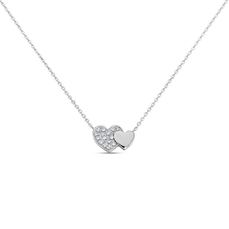 Collana Sophia Oro Bianco Diamante - Spannringe Damen | OROVIVO