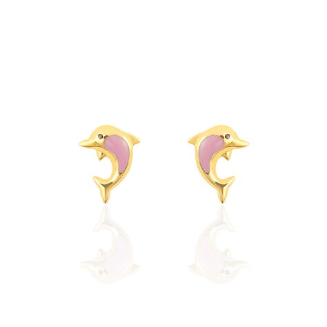 Kinder Ohrstecker Gold 375 Delphin  - Ohrstecker Kinder | OROVIVO