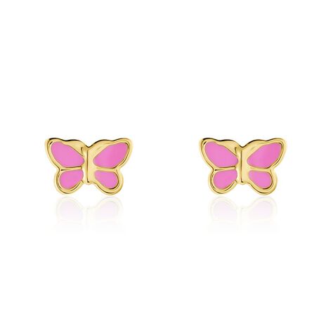 Damen Ohrstecker Gold 375 Schmetterling - Ohrstecker  | OROVIVO