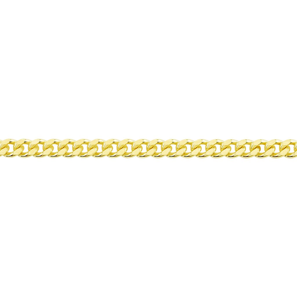 PANZER S 5 Unisex Kette Silber vergoldet 925 B 2,4 mm - Halsketten Unisex | OROVIVO