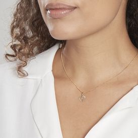 Anhänger Gold 375 Buchstabe S Herz - Herzanhänger Damen | OROVIVO