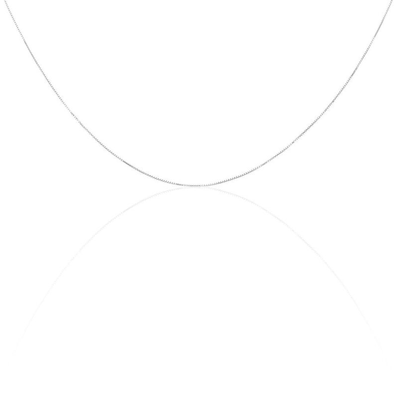 Collana catena in oro bianco a maglia veneziana - Spannringe Damen | OROVIVO