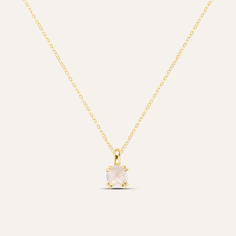 Collana Punto Luce Amélie Oro Giallo Quarzo - Spannringe Damen | OROVIVO