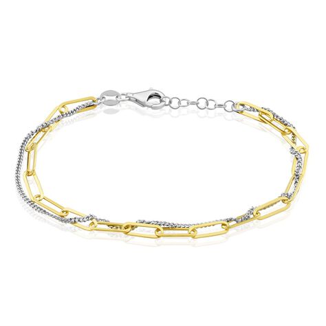 Damen Armband Silber 925 vergoldet bicolor - Armbänder Damen | OROVIVO