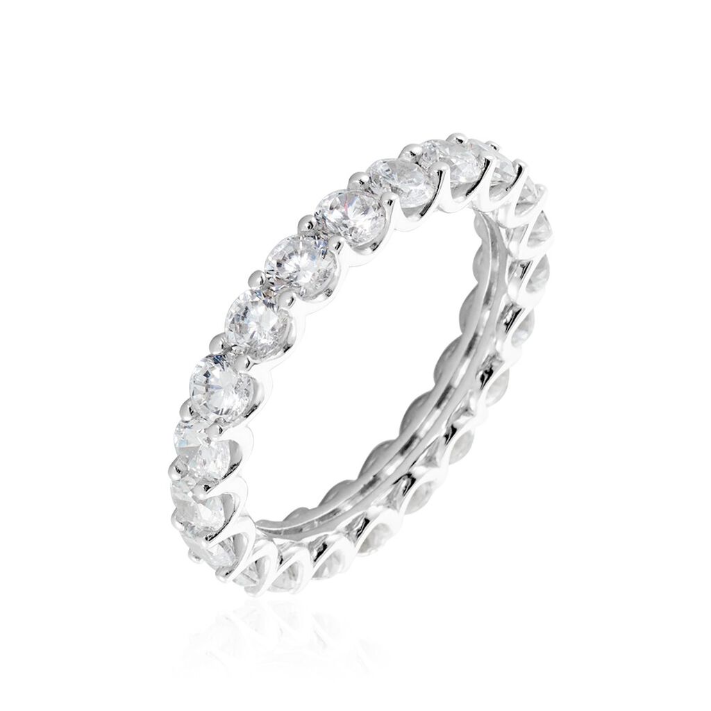 Damen Ring Silber 925 Zirkonia Myriam 3,00mm  - Ringe mit Stein Damen | OROVIVO
