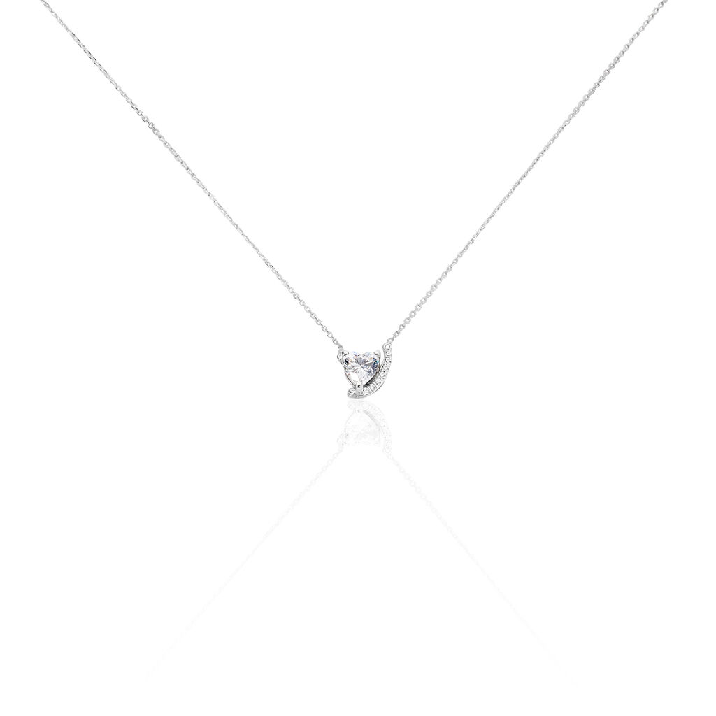Collier Anusha Or Blanc Oxyde De Zirconium - Spannringe Damen | OROVIVO