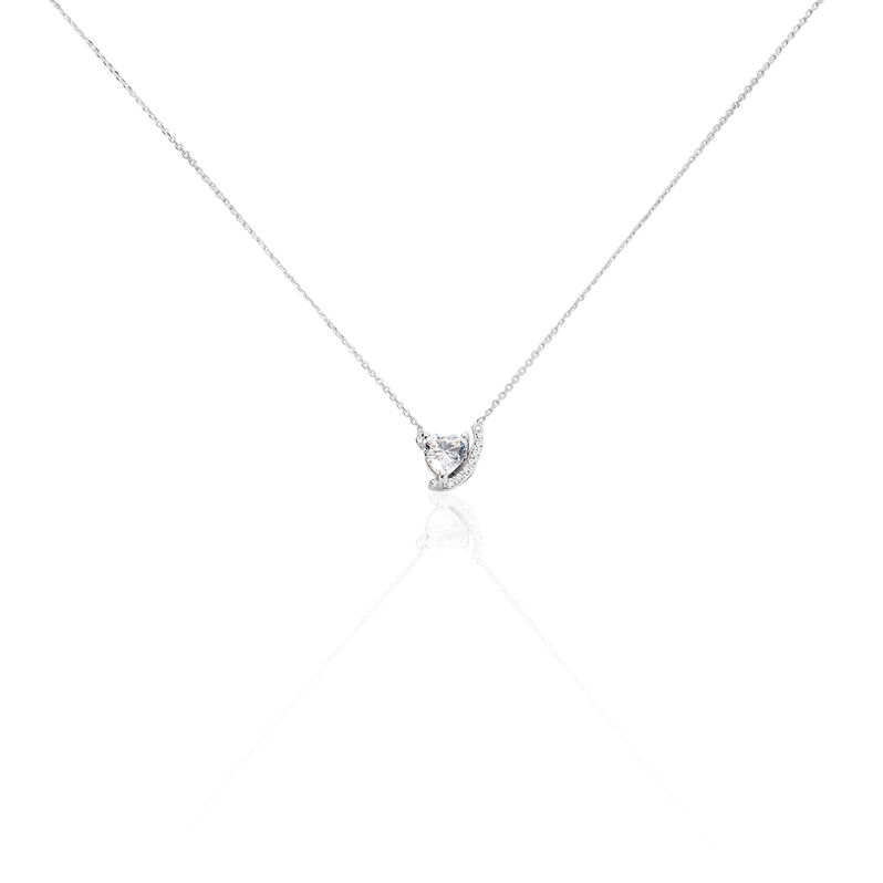 Collier Anusha Or Blanc Oxyde De Zirconium - Spannringe Damen | OROVIVO