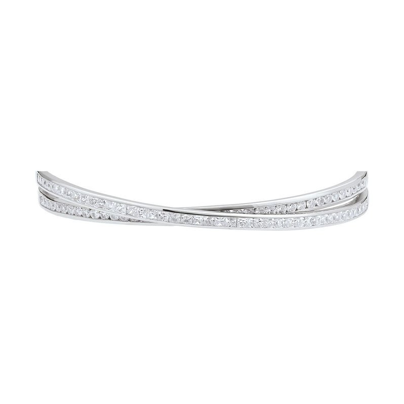 Damen Armreif Silber 925 Zirkonia - Armreifen Damen | OROVIVO