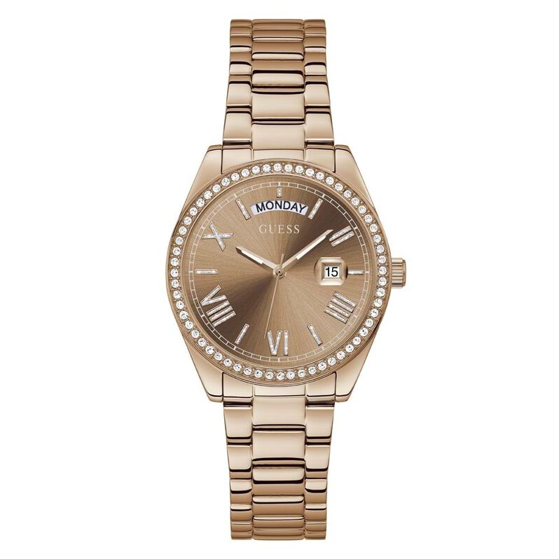 Orologio Donna Guess Luna quadrante Marrone GW0307L3Orologio Donna  Guess Luna quadrante Marrone GW0307L3 - Spannringe Damen | OROVIVO