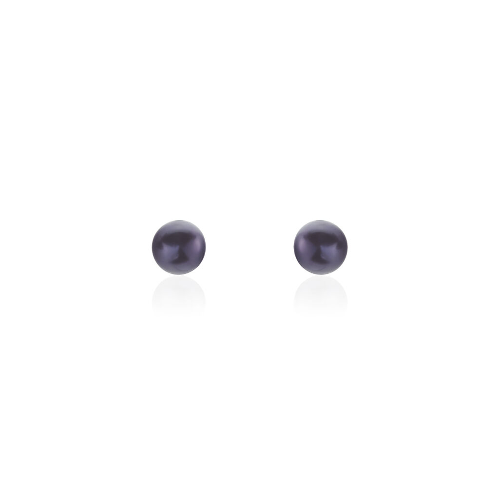 Damen Perlenohrringe Gold 375 Zuchtperle 4-4,5mm - Ohrstecker Damen | OROVIVO