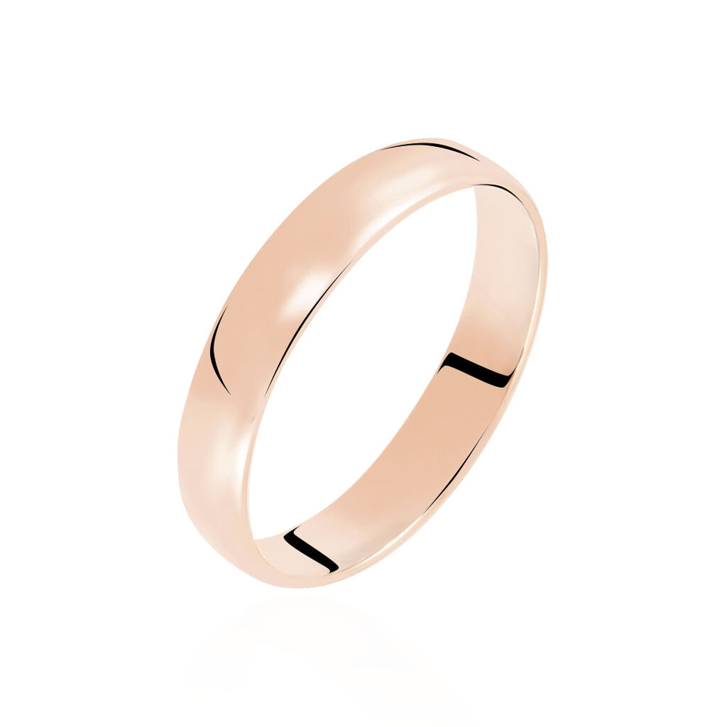 Alliance Meredithe Demi Jonc Classique Or Rose - Spannringe Familie | OROVIVO