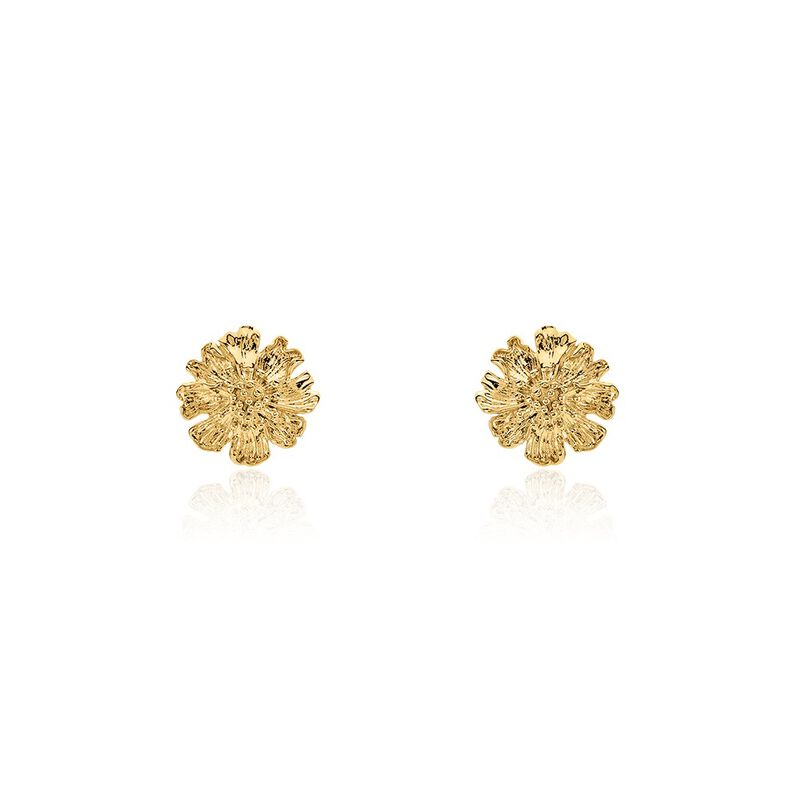 Boucles D'oreilles Puces Dyonis Acier Jaune - Spannringe Damen | OROVIVO
