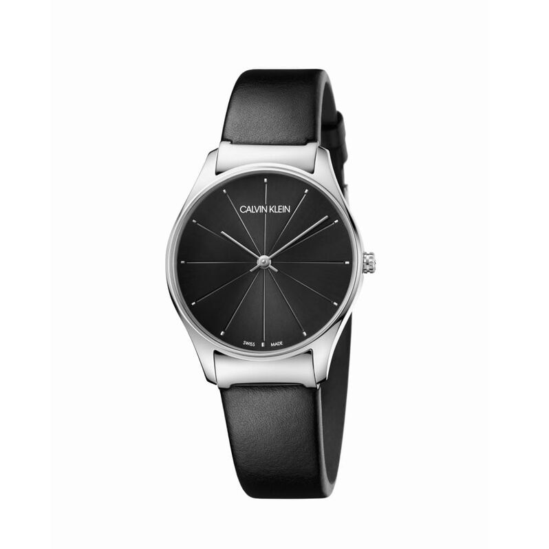 Orologio Uomo Calvin Klein Classic Too quadrante nero K4D211CY-SA20 - Spannringe Herren | OROVIVO