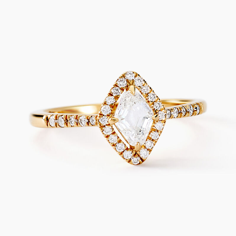 Bague Collection Histoire D'or Or Weiss Diamant Synthétique - Spannringe Damen | OROVIVO