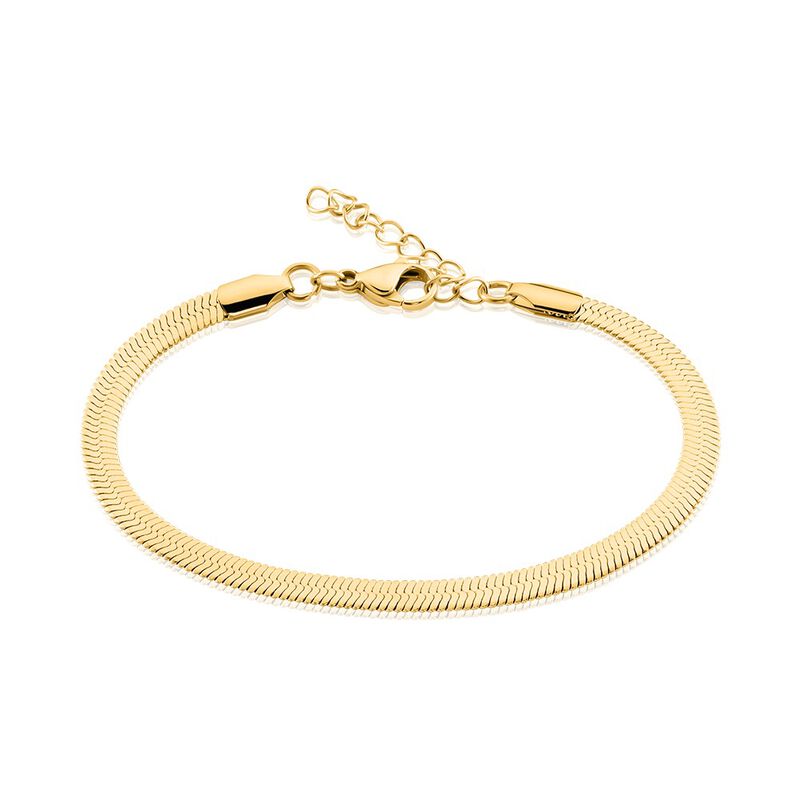 PALOMA Damen Armband Edelstahl vergoldet B 4 mm - Armb&auml;nder Damen | OROVIVO