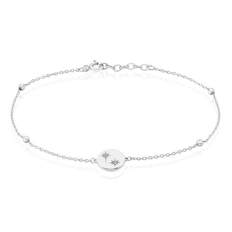 Damenarmband Silber 925 Diamant rhodiniert Sterne - Armbänder mit Anhänger Damen | OROVIVO