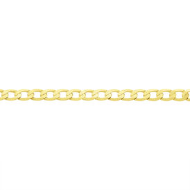 Unisex Panzerkette Facettiert Gold 375 50cm - Ketten ohne Anhänger Unisex | OROVIVO