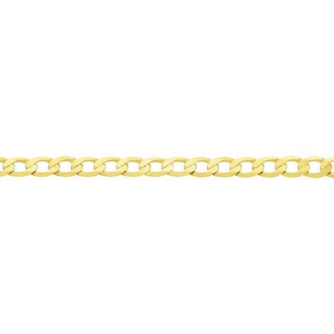 Unisex Panzerkette Facettiert Gold 375  - Halsketten Unisex | OROVIVO