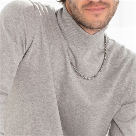 Unisex Panzerkette Silber 925  - Halsketten Unisex | OROVIVO