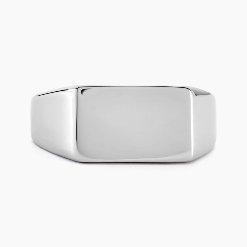 Chevalière Acier Gris Luciano - Spannringe Herren | OROVIVO