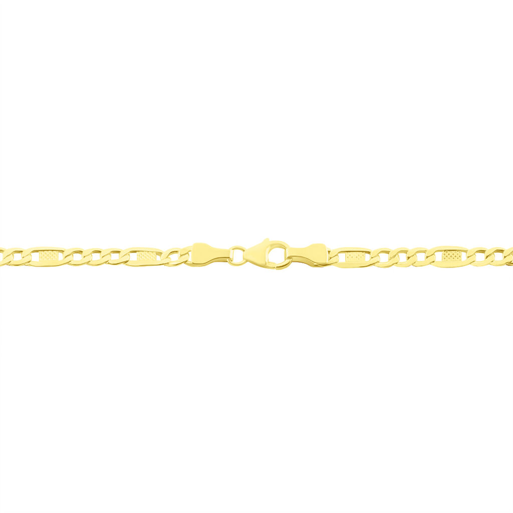 Unisex Figarokette Gold 375  - Halsketten Unisex | OROVIVO