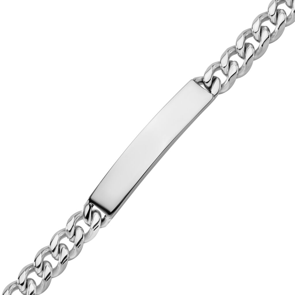 MATEO Herren ID Armband Edelstahl B 8 mm