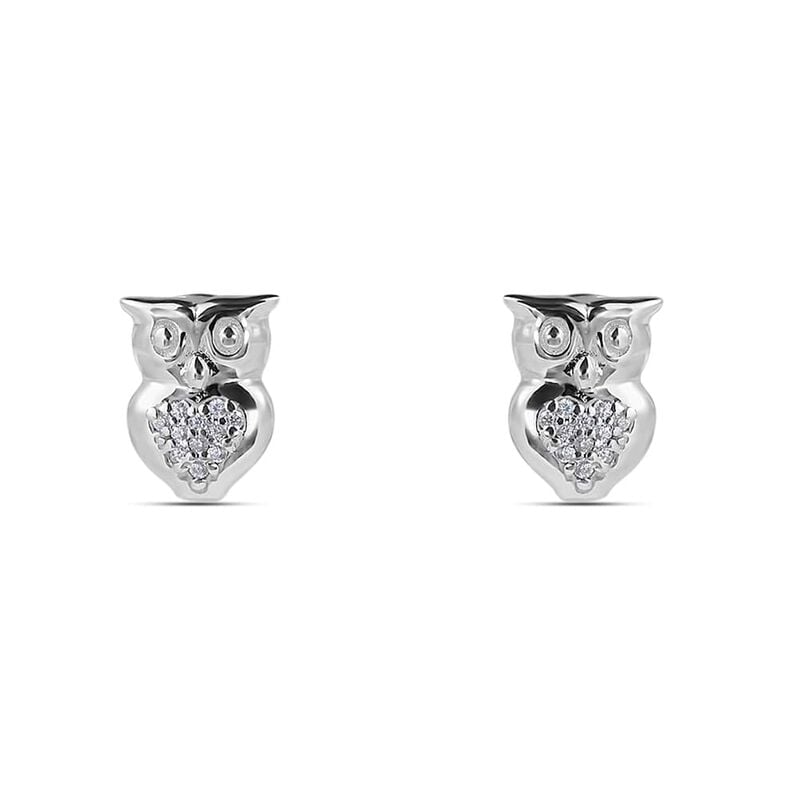 Orecchini Lobo Silver Moments Argento Rodiato Cubic Zirconia - Spannringe Damen | OROVIVO