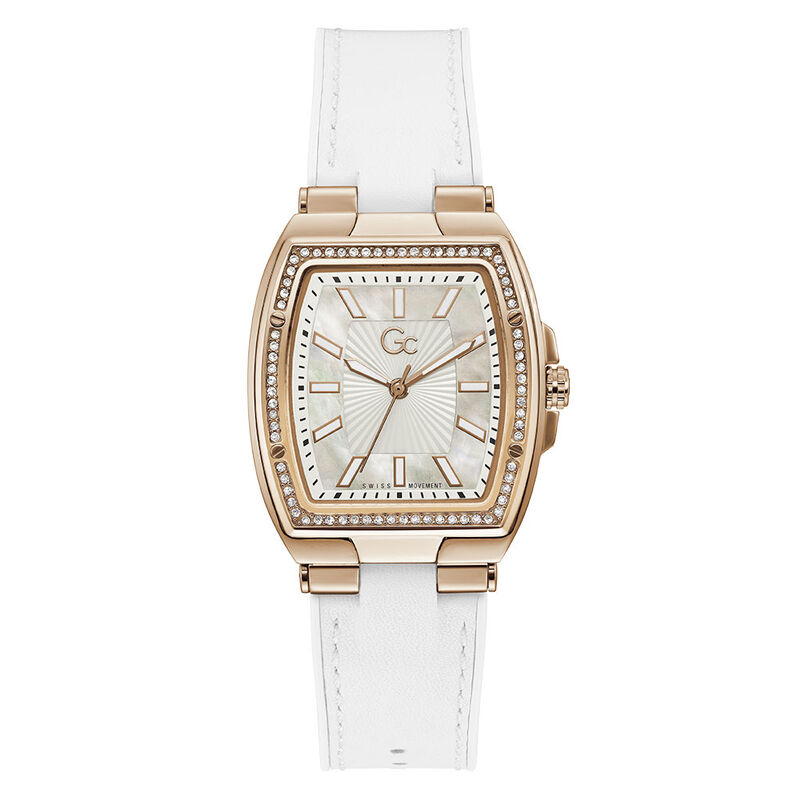 Montre Gc Couture Tonneau Nacre Blanche - Spannringe Damen | OROVIVO