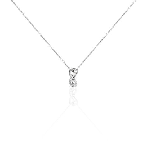 Damen Halskette Silber 925 Zirkonia Infinity - Halsketten Damen | OROVIVO