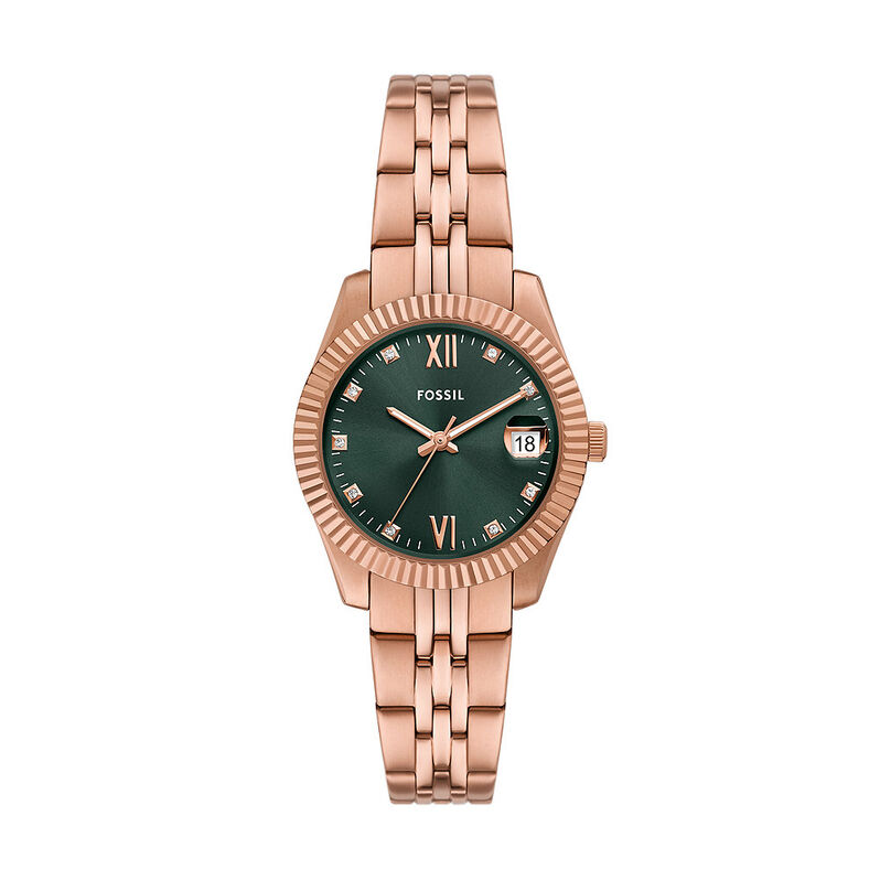 Montre Fossil Scarlette Mini Vert - Spannringe Damen | OROVIVO