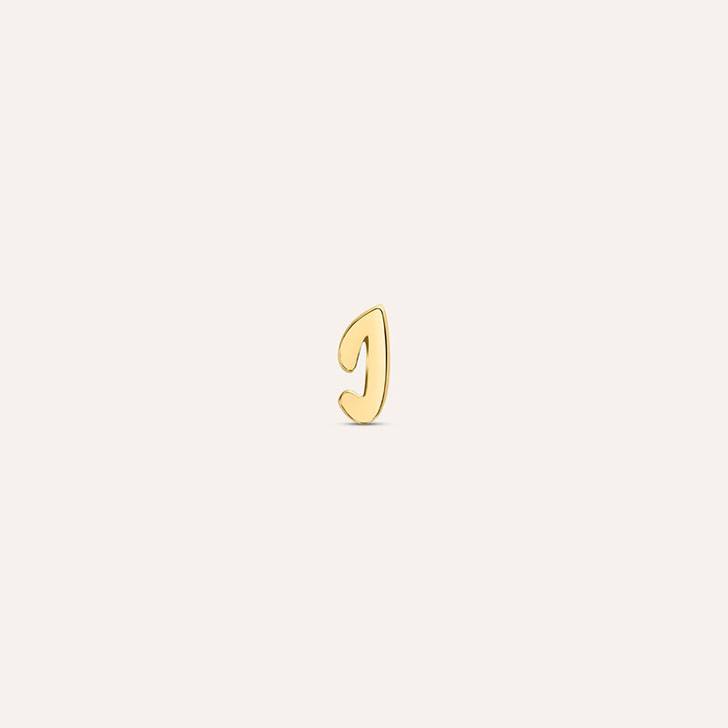 Mono Orecchino Lobo Bon Ton Oro Giallo - Spannringe Damen | OROVIVO