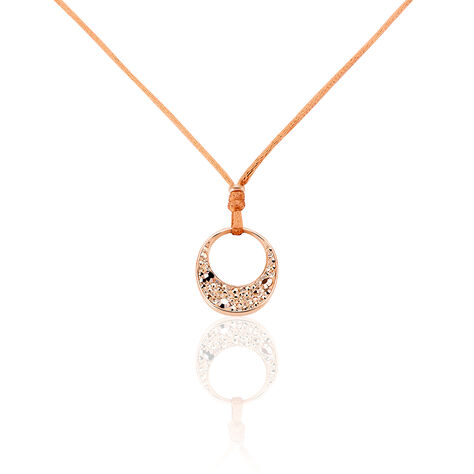 Damen Halskette Edelstahl Rosé Vergoldet Kristall - Halsketten Damen | OROVIVO