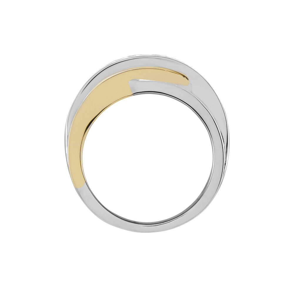 Heideman Damen-Ring Colori – Mit Wechselbarem Zirkonia-Stein, 10 Mm, Edelstahl, Größen 50-65, Glanzmatt Schwarz