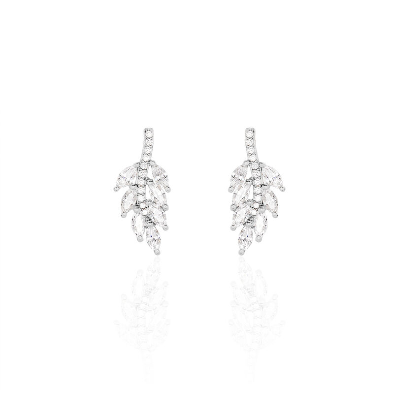 Boucles D'oreilles Leonie Or Weiss - Spannringe Damen | OROVIVO