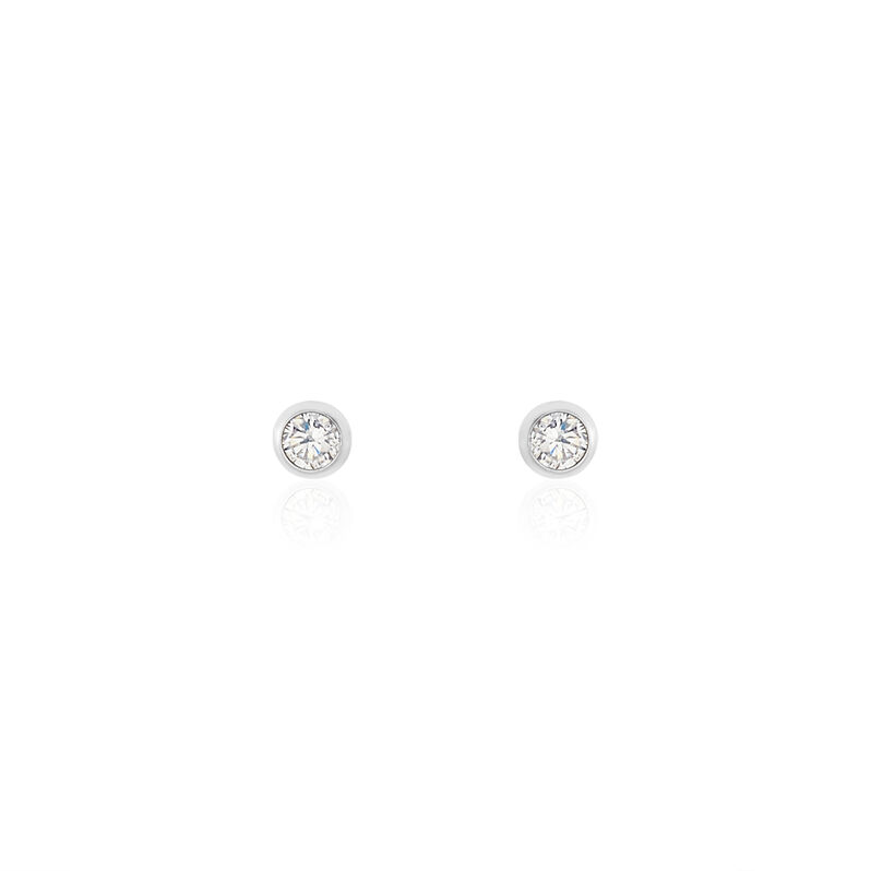 Damen Ohrstecker Silber 925 Zirkonia 2,5mm - Ohrstecker Damen | OROVIVO