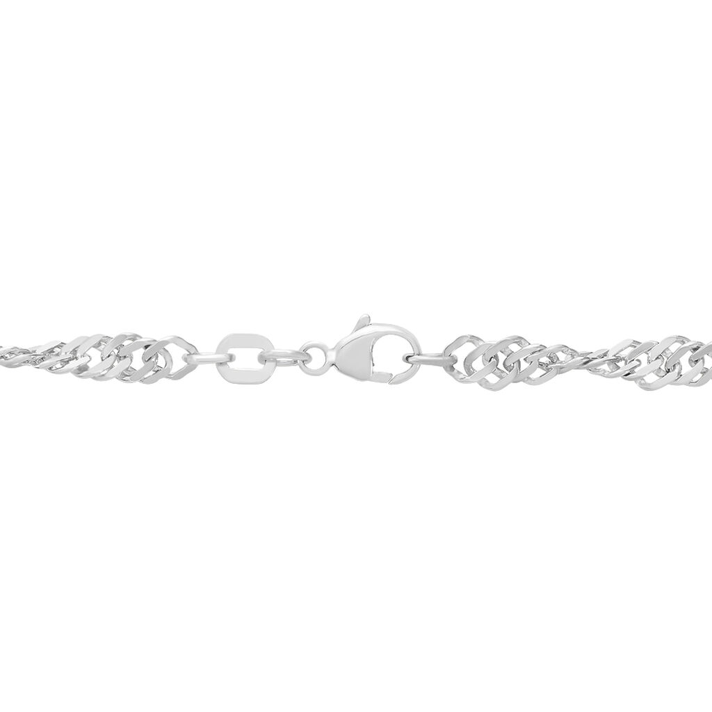 Unisex Id Armband Singapurkette Silber 925  - Armbänder mit Gravur Unisex | OROVIVO