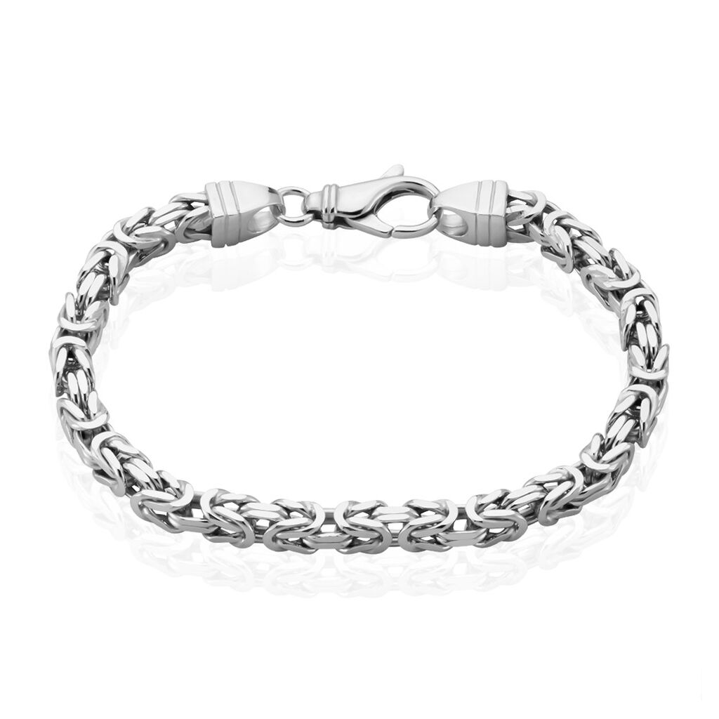 K&Ouml;NIGSKETTE Herren Armkette Silber Silber 925 B 4,7 mm