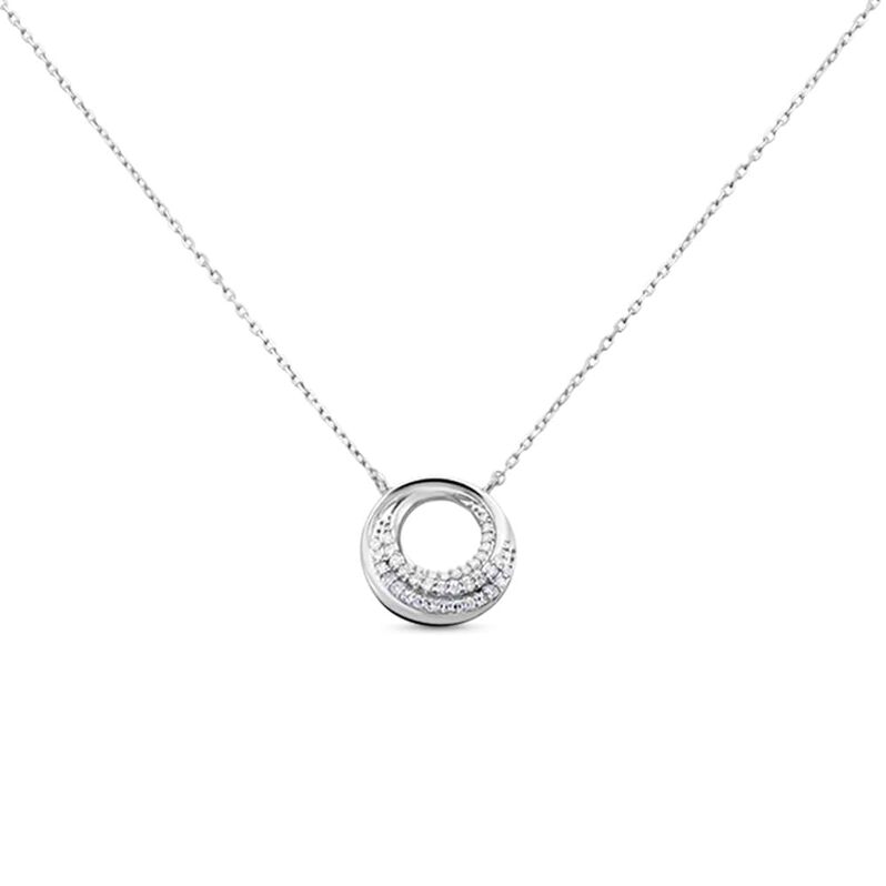 Collana Sophia Oro Bianco Diamante - Spannringe Damen | OROVIVO