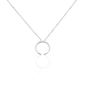 Damen Halskette Silber 925 Zirkonia Mond Elisara - Ketten mit Anhänger Damen | OROVIVO