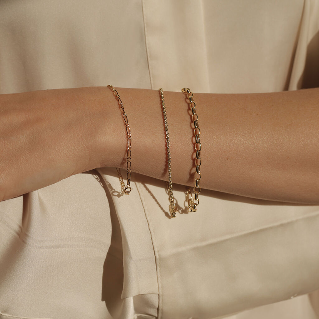Damenarmband Kordelkette Gold 375  - Armketten Damen | OROVIVO